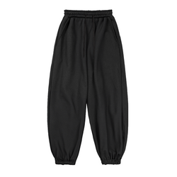 BASIC Sweatpants Black - Czarne dresy typu baggy